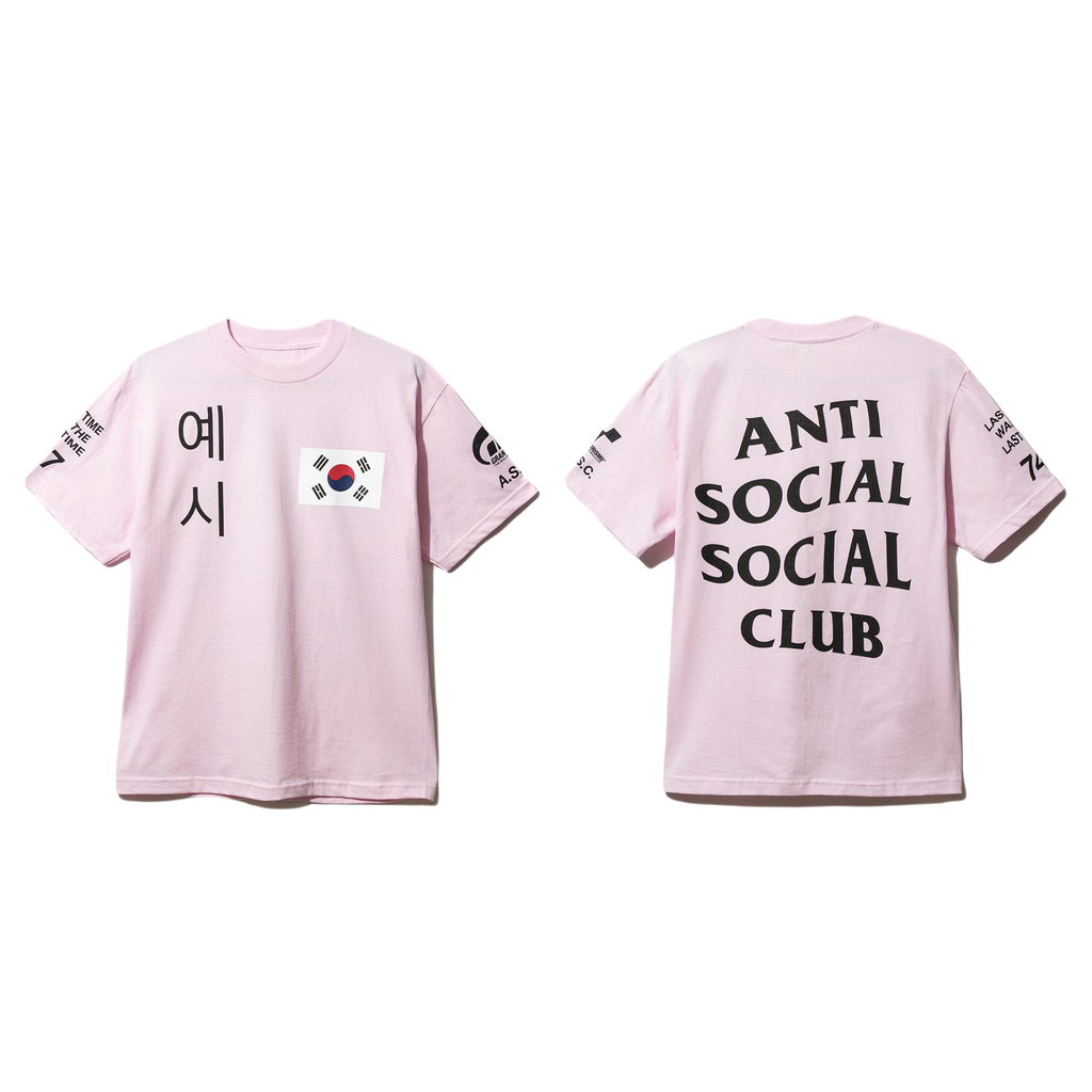 Anti Social Social Club Gran Turismo Tee Pink – Grails SF