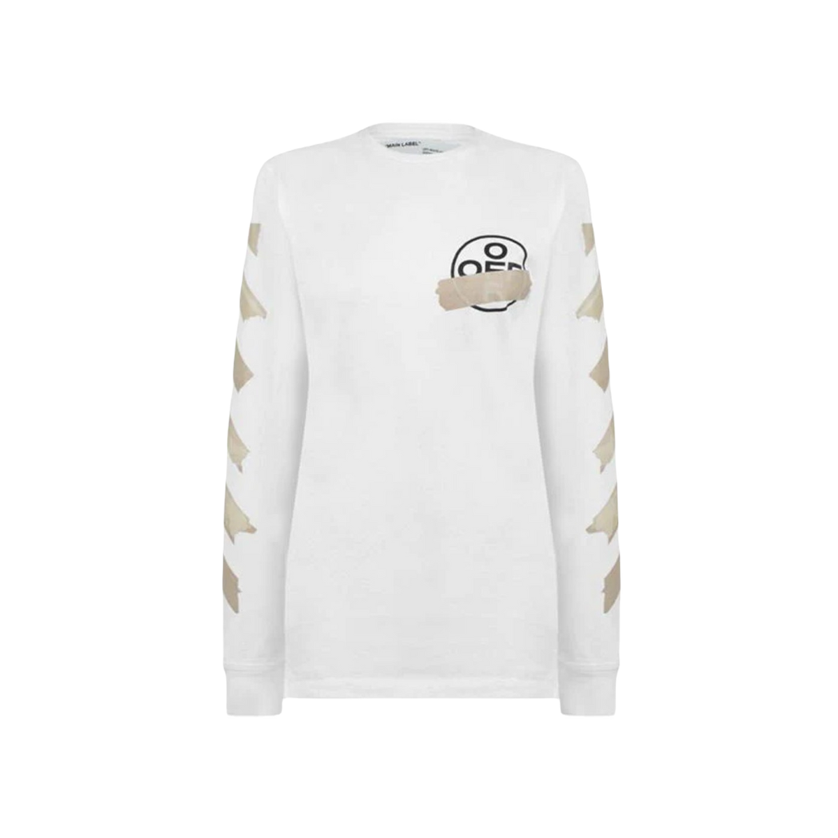 Off-White Tape Long Sleeve - White Off White