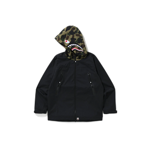 A Bathing Ape Shark Hoodie Jacket - Black Bape