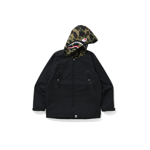 A Bathing Ape Shark Hoodie Jacket - Black Bape