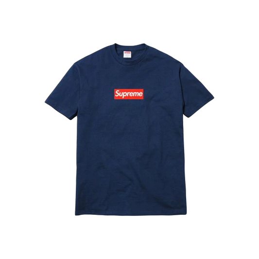 Supreme 20th Anniversary Box Logo Tee - Navy - Used