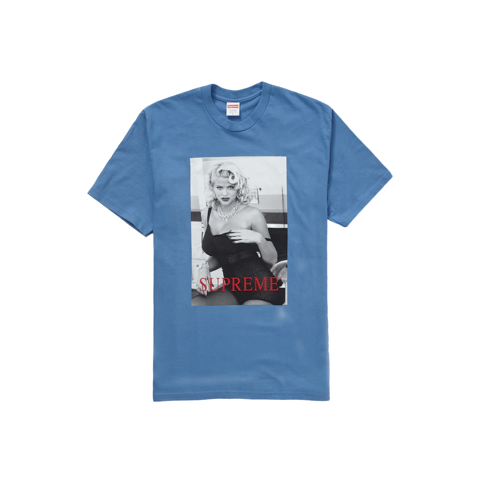 Supreme Anna Nicole Smith Tee - Dusty Light Royal Supreme