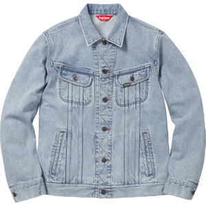 Supreme Denim Trucker Jacket SS16 - Blue Supreme