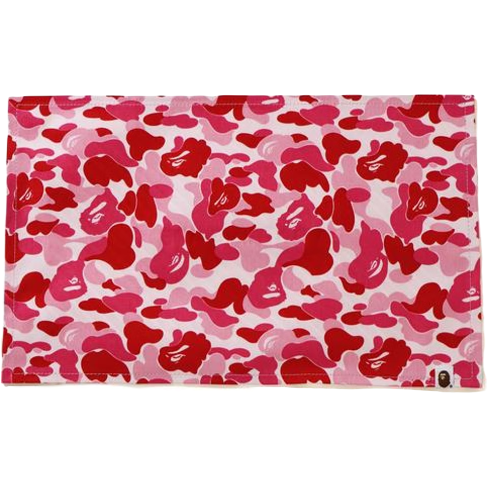 A Bathing Ape ABC Camo Place Mat - Pink Bape
