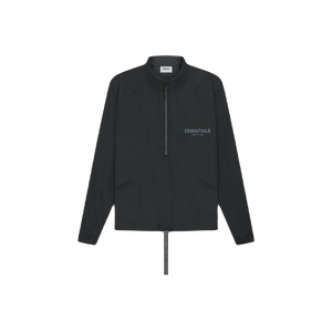 Fear of God Essentials Half Zip Track Jacket - Black