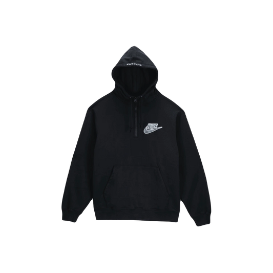 Supreme x Nike Half Zip Hooded Sweatshirt - Black