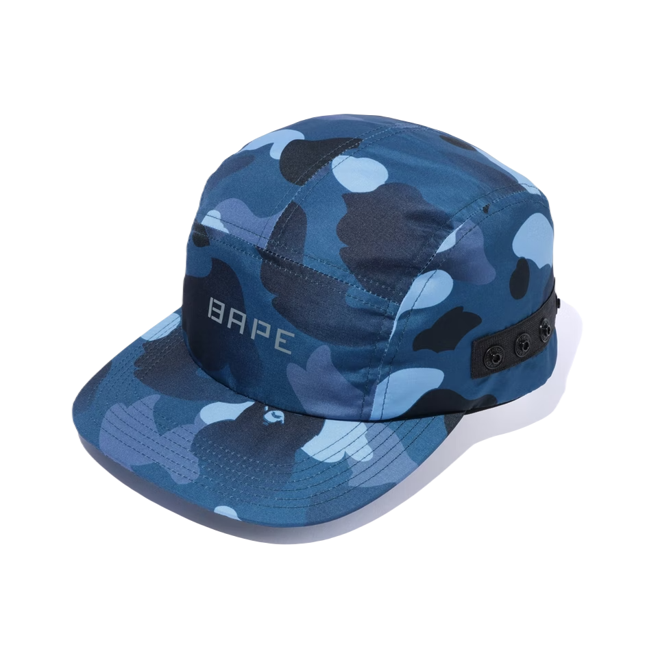 A Bathing Ape Gradation Camo Mask Cap - Blue Bape