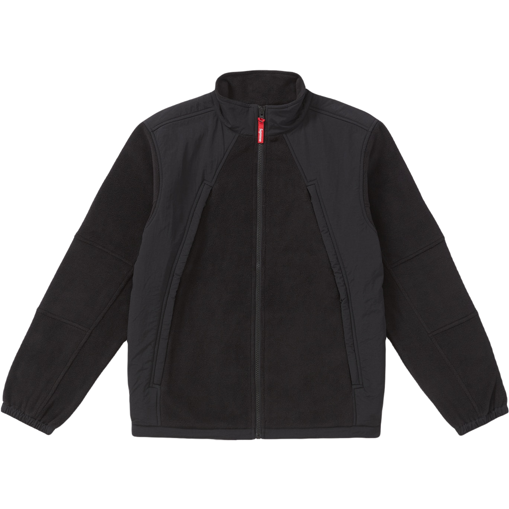 Supreme Polartec Zip Up Jacket - Black