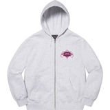 Supreme Hysteric Glamour Zip Up Hooded Sweatshirt - Ash Grey