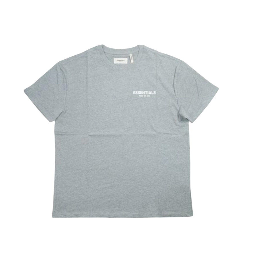 FOG Essentials Boxy Logo T-Shirt - Grey Essential FOG