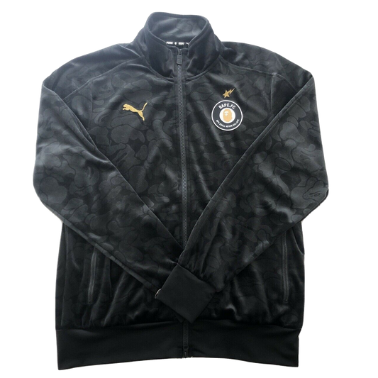 A Bathing Ape x Puma T7 Velour Jacket - Black Bape
