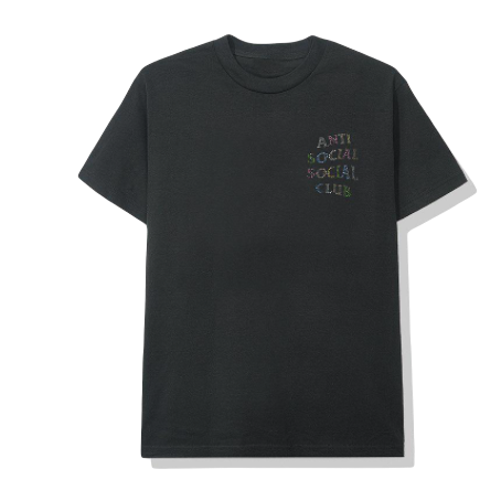 ASSC NT Rhinestone Tee - Black Anti Social Social Club