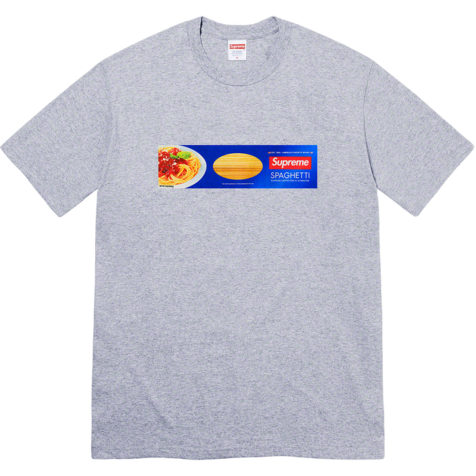 Supreme Spaghetti Tee - Heather Grey