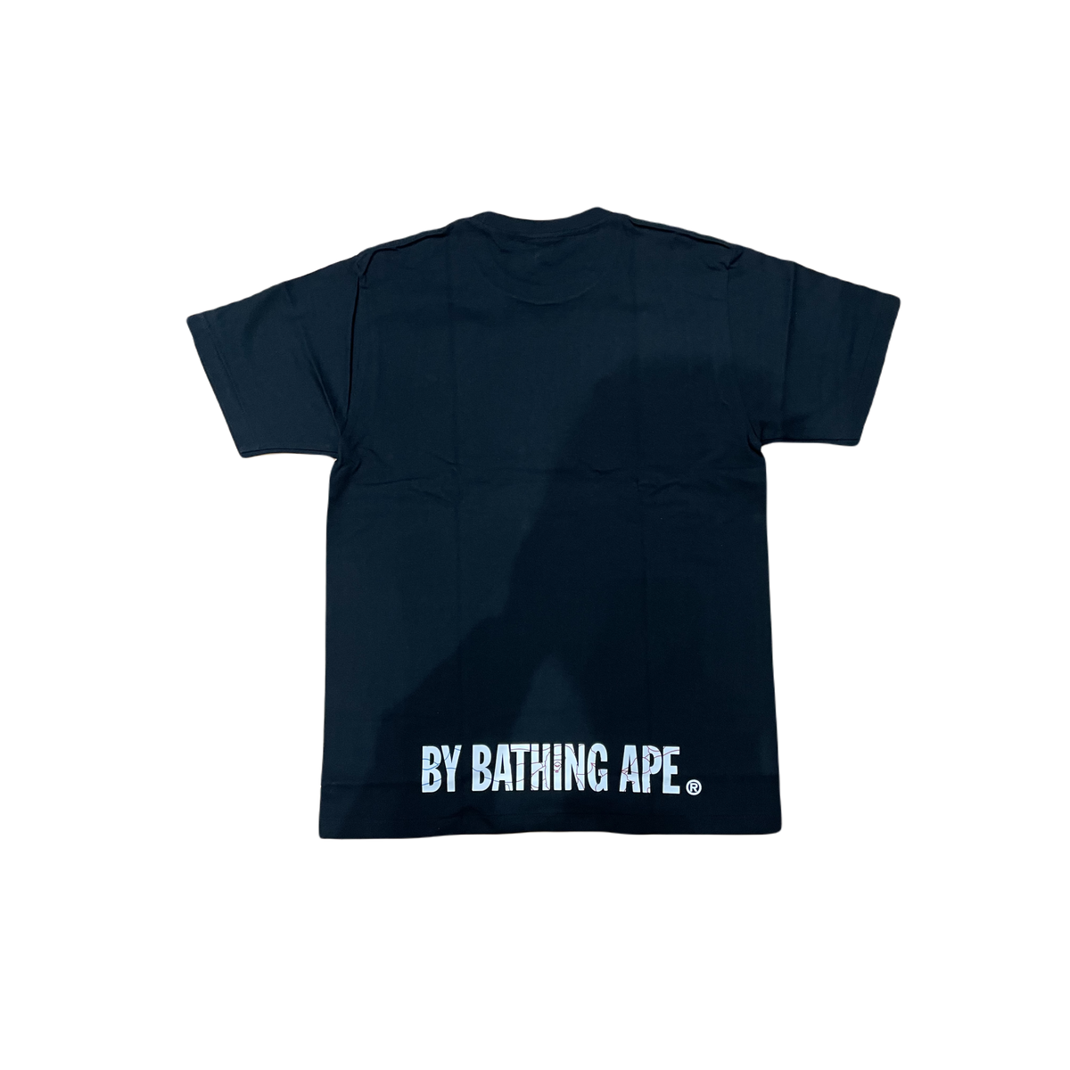 A Bathing Ape Pencil Neon Camo Ape Face Tee - Black Bape