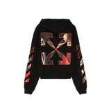 Off-White Caravaggio Diag Sleeve Hoodie - Black