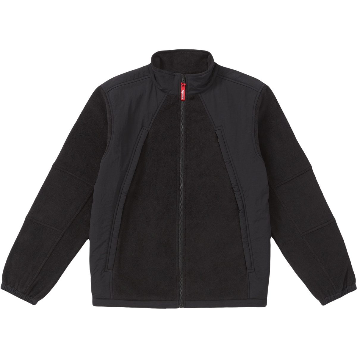 Supreme Polartec Zip Up Jacket - Black - Used Supreme