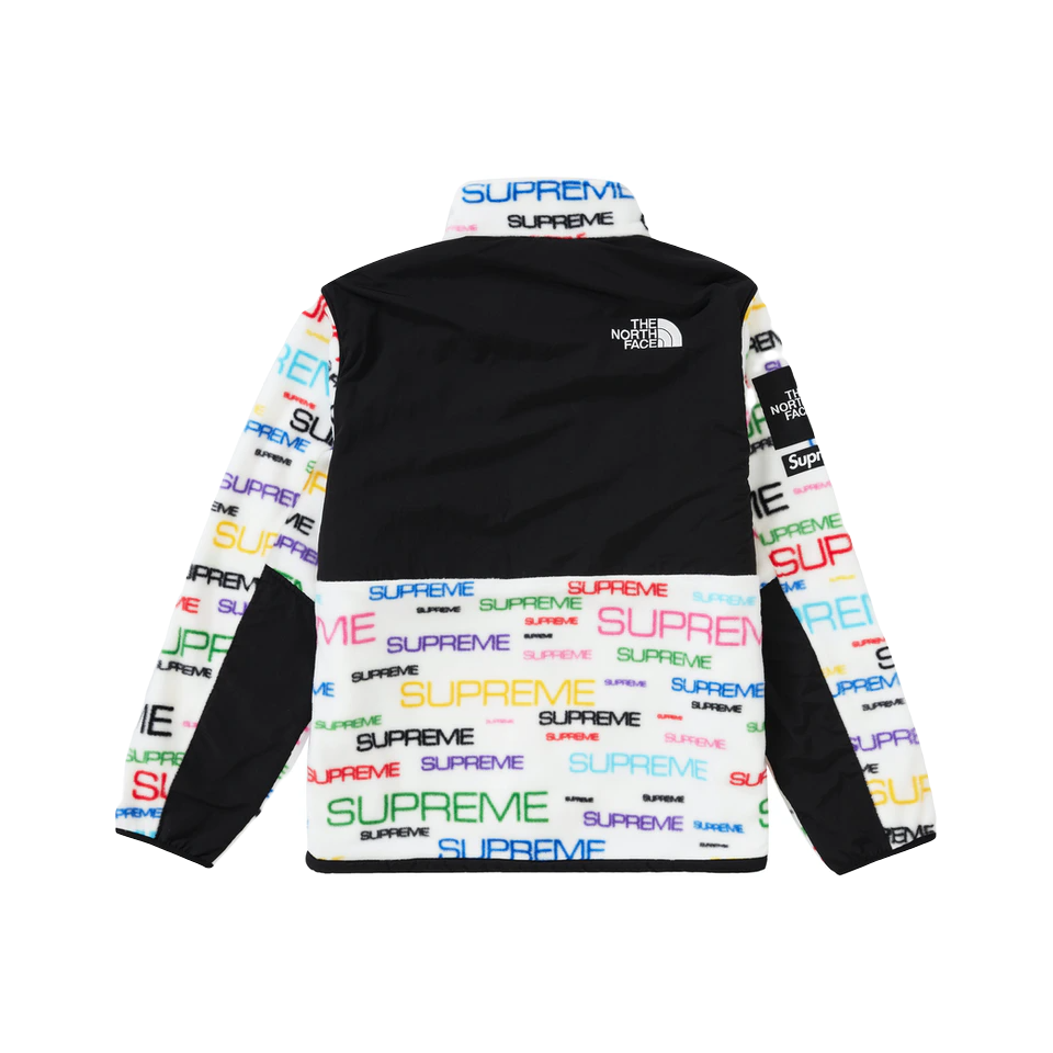 Supreme x The North Face Steep Tech Fleece Jacket - White Supreme