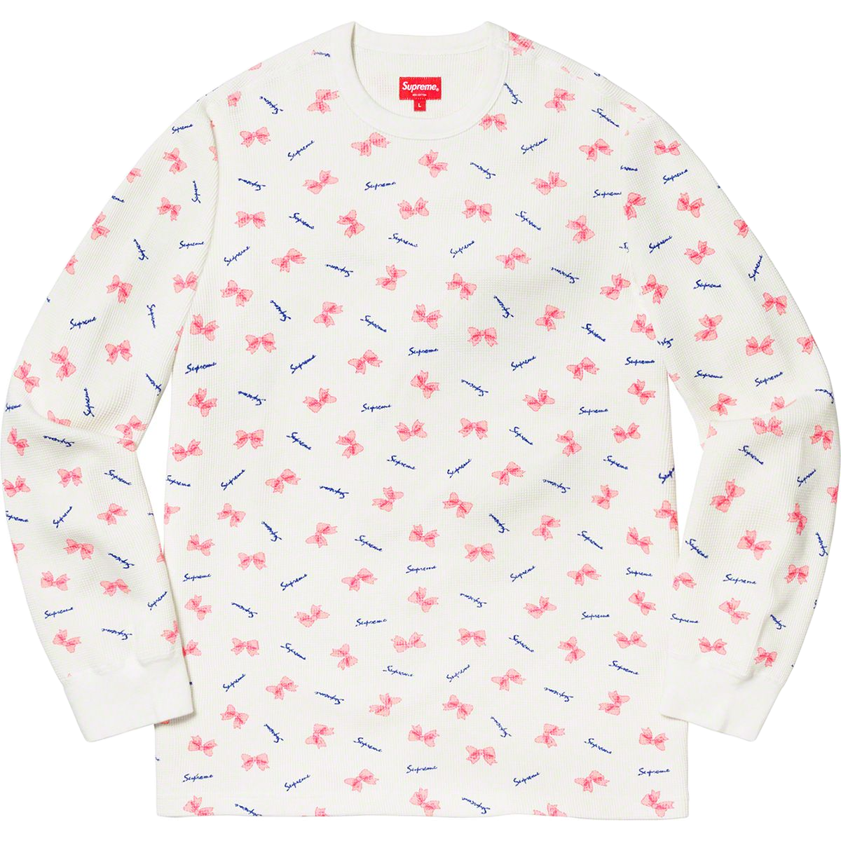 Supreme Bow Waffle Thermal - Natural - Used Supreme