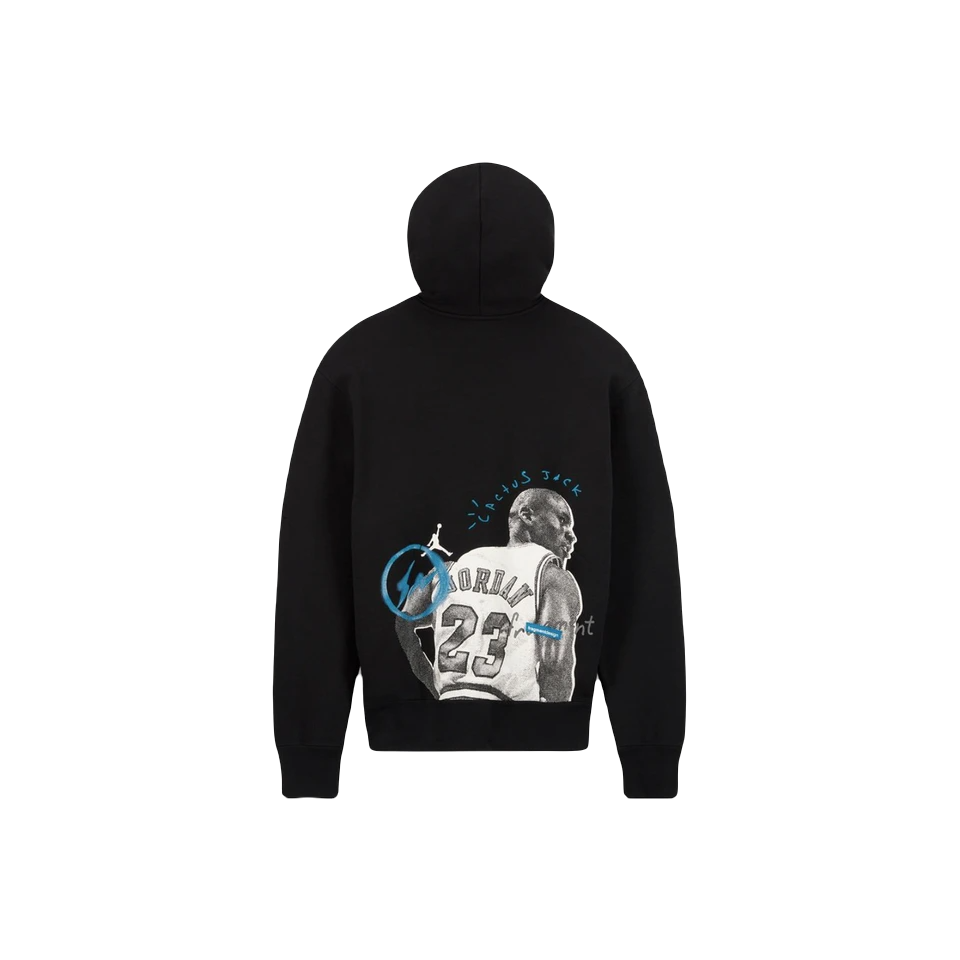 Travis Scott x Jordan x Fragment Hoodie - Black Air Jordan