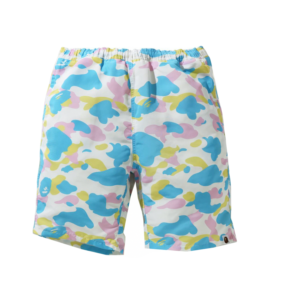 A Bathing Ape Track Shorts -  New Multicolor Camo Bape