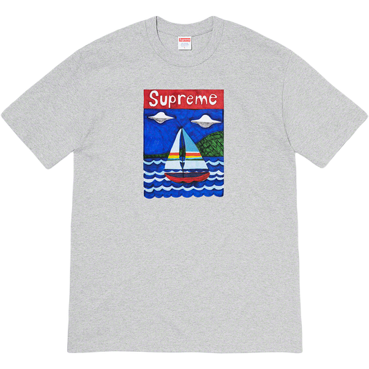 Supreme Sailboat Tee - Heather Grey Supreme