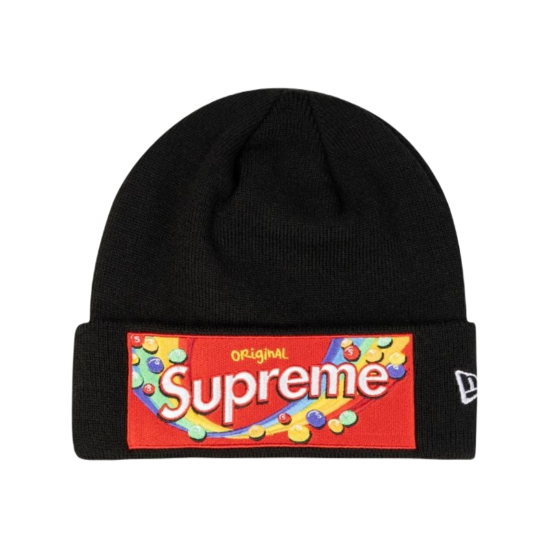Supreme Skittles New Era Beanie - Black Supreme