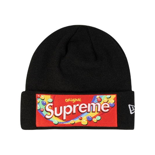 Supreme Skittles New Era Beanie - Black Supreme