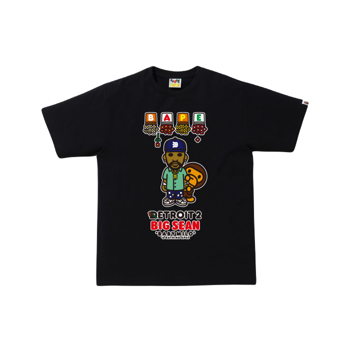 A Bathing Ape x Big Sean Detroit 2 Baby Milo Tee - Black