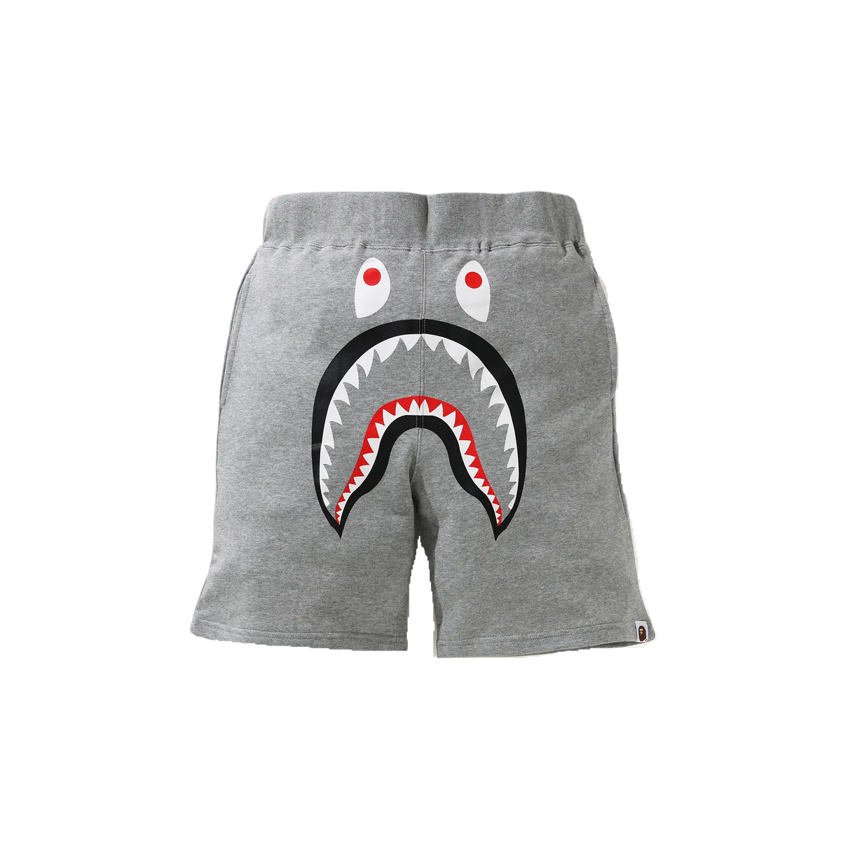 A Bathing Ape Shark Sweat Shorts - Grey Bape
