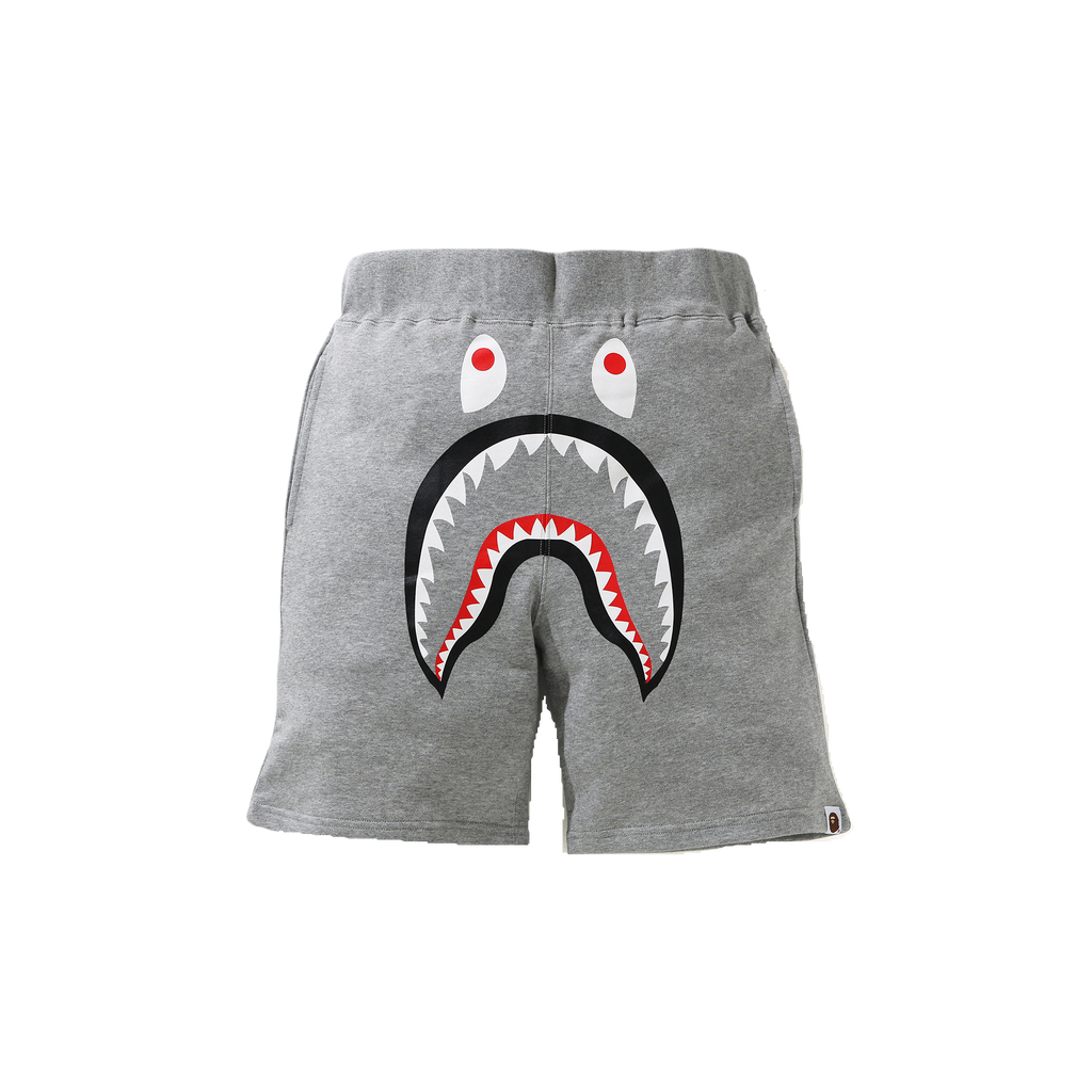 A Bathing Ape Shark Sweat Shorts - Grey