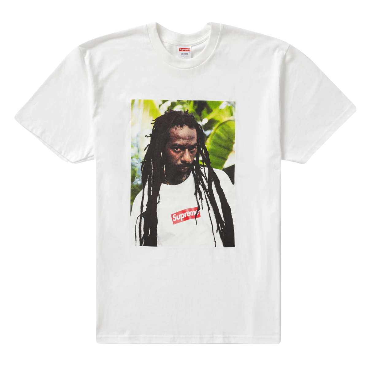 Supreme Buju Banton Tee - White Supreme