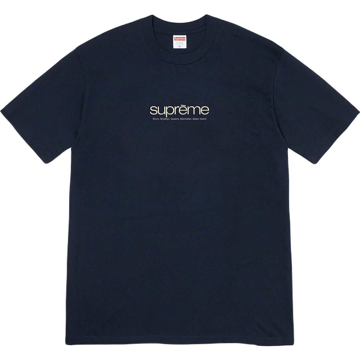 Supreme Five Boroughs Tee - Navy Supreme