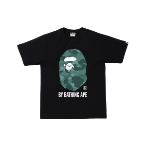 A Bathing Ape Color Camo By Bathing Ape Tee - Black