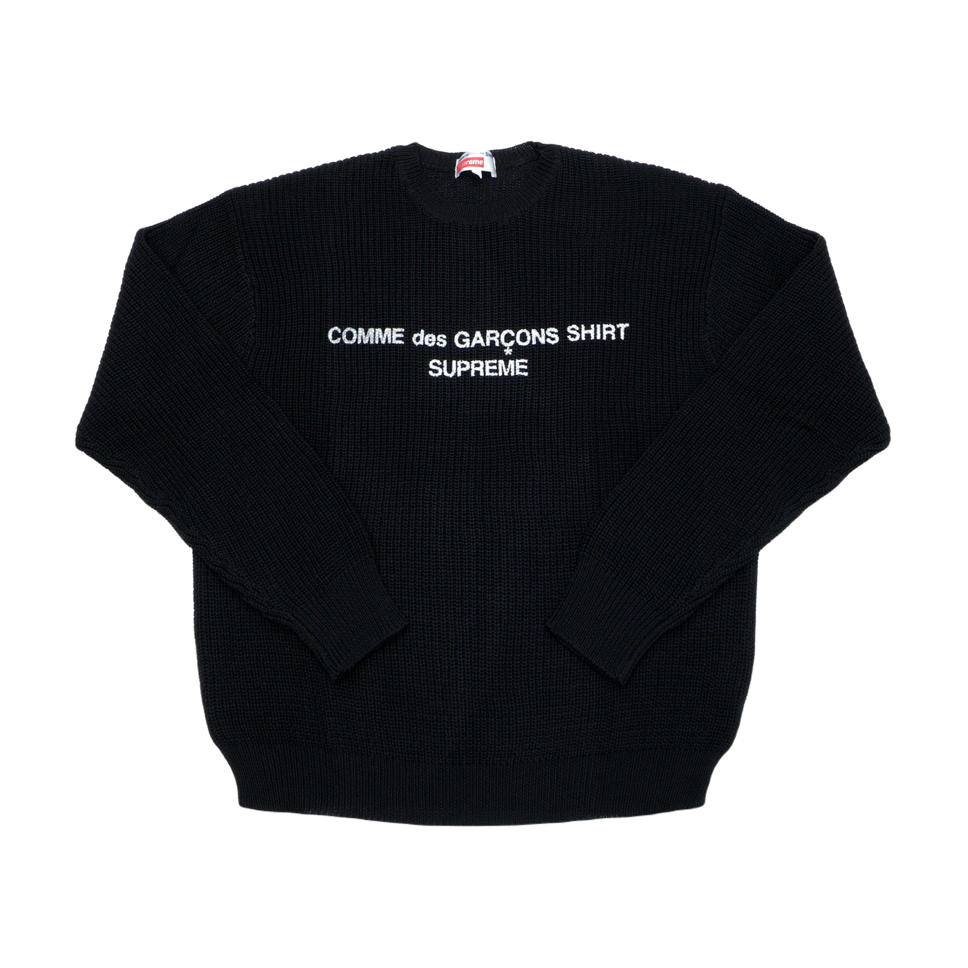 Supreme x Comme Des Garcon SHIRT Sweater - Black - Used
