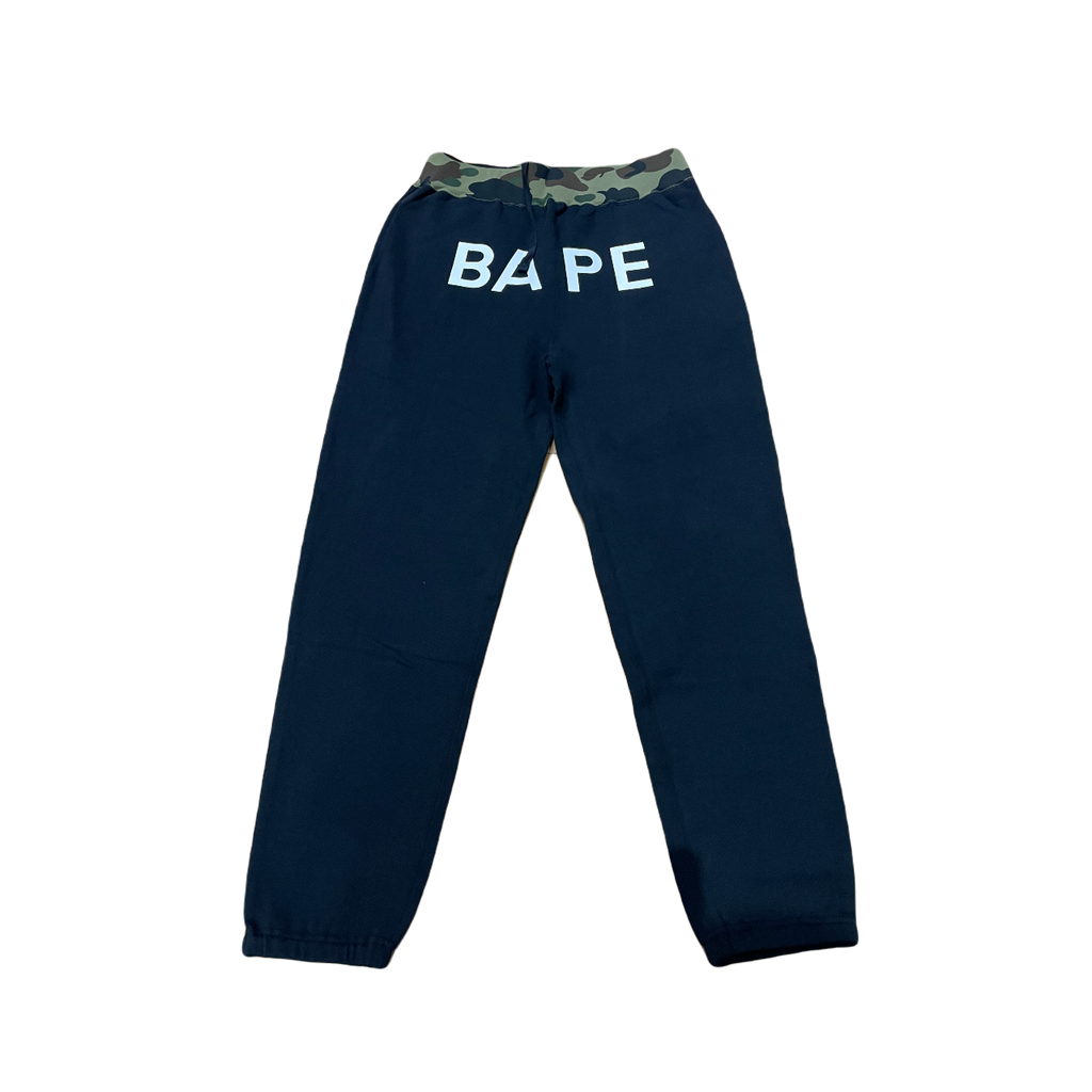 A Bathing Ape Bape Logo Sweatpant - Black