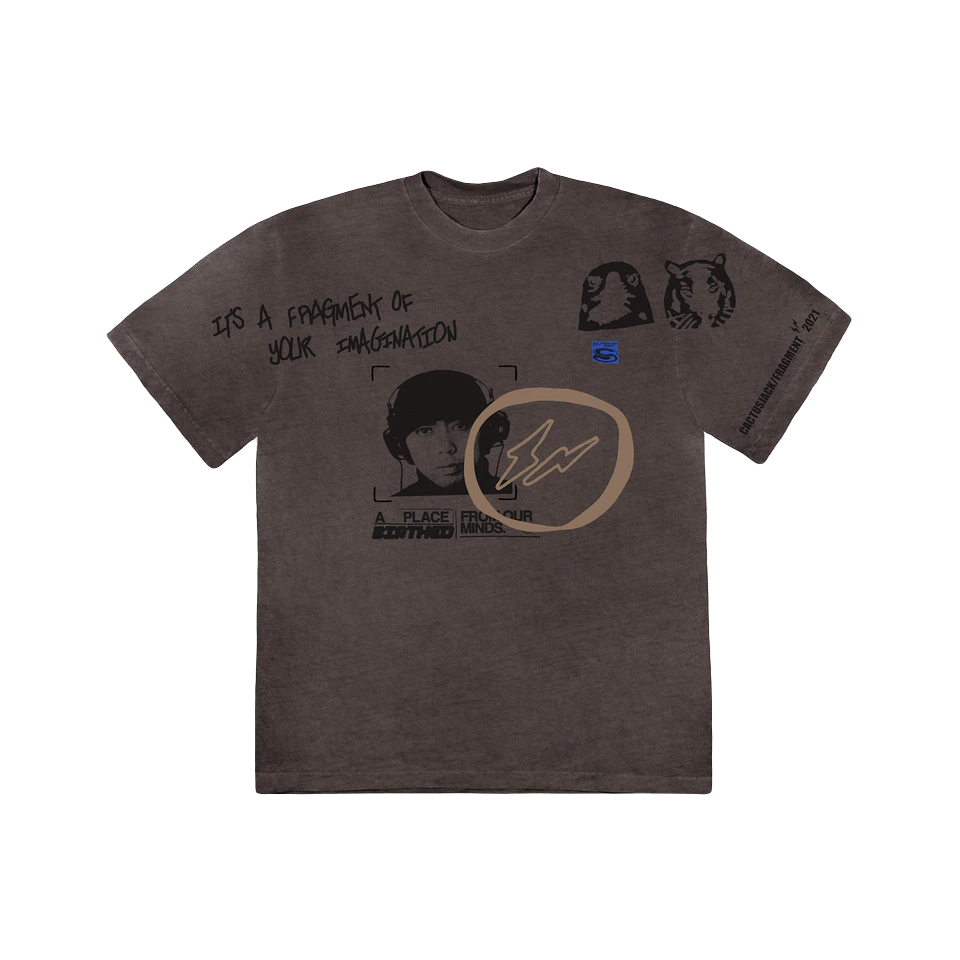 Cactus Jack For Fragment Hiroshi Tee - Brown Pepper Travis Scott