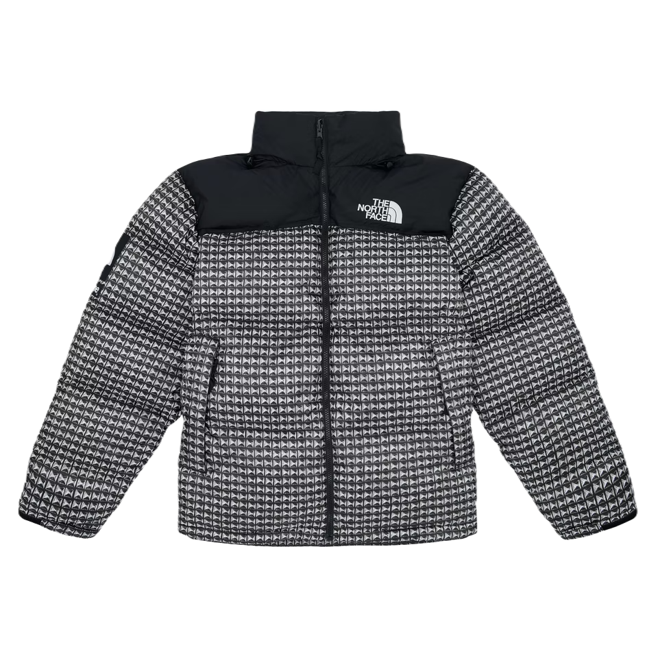 Supreme x The North Face Studded Nuptse Jacket - Black - Used