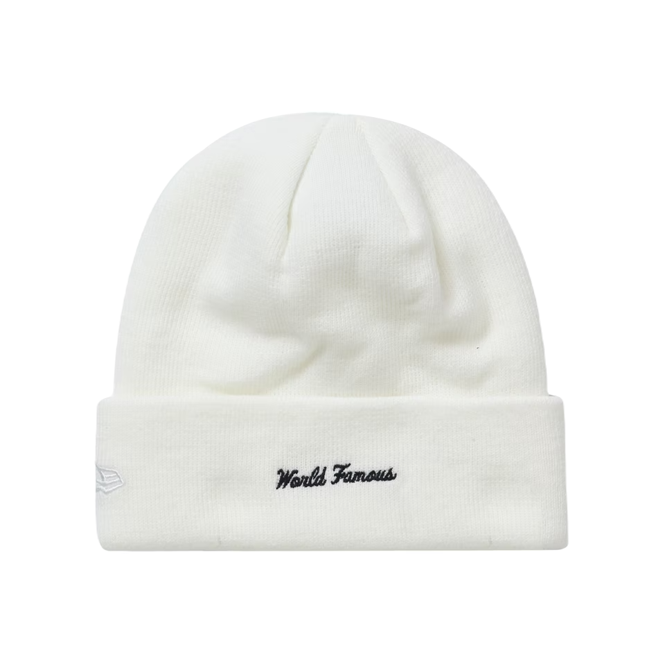 Supreme New Era Box Logo Beanie - White (FW21)