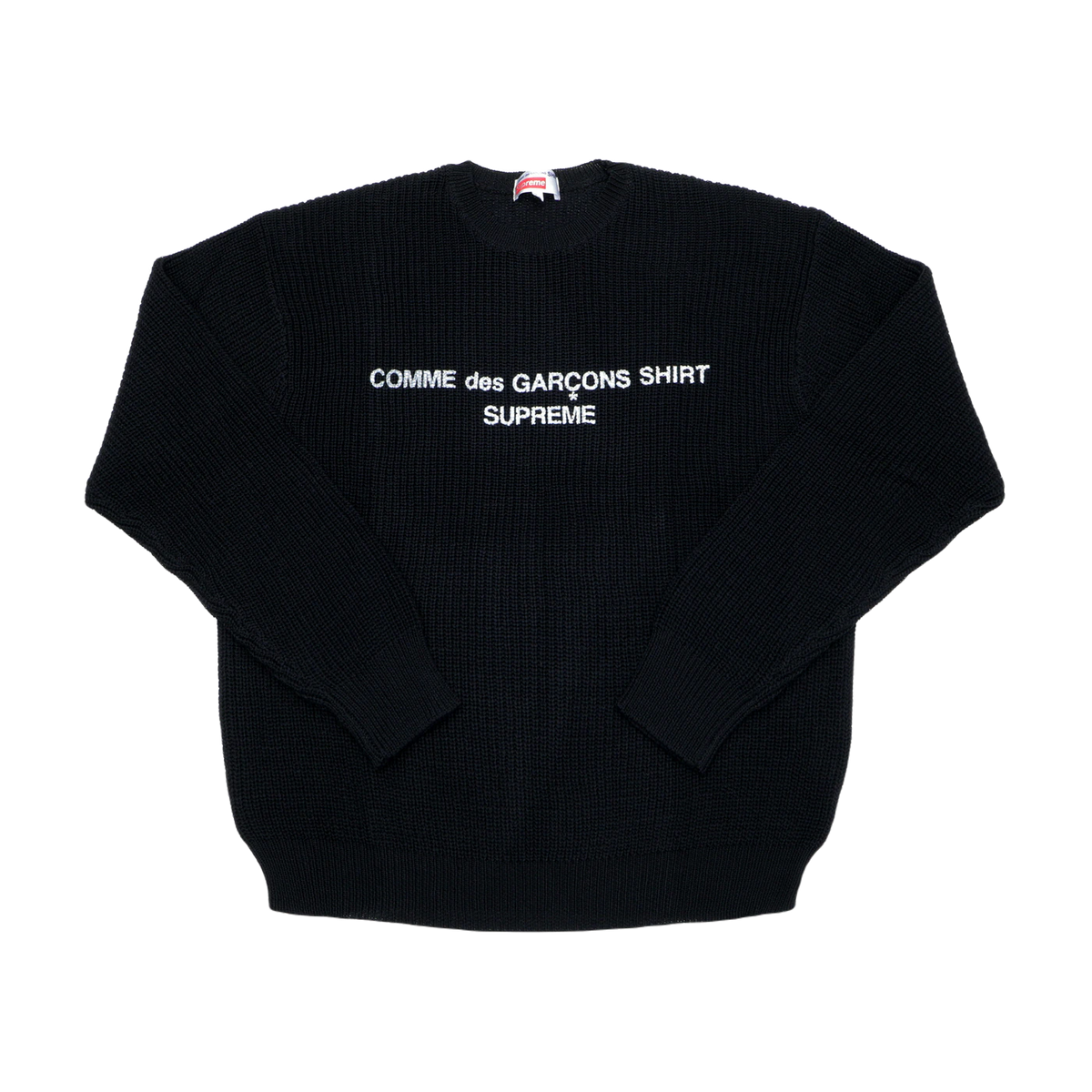 Supreme x Comme Des Garcon SHIRT Sweater - Black Supreme