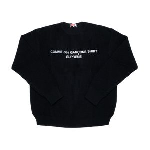 Supreme x Comme Des Garcon SHIRT Sweater - Black