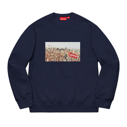Supreme Aerial Crewneck - Navy