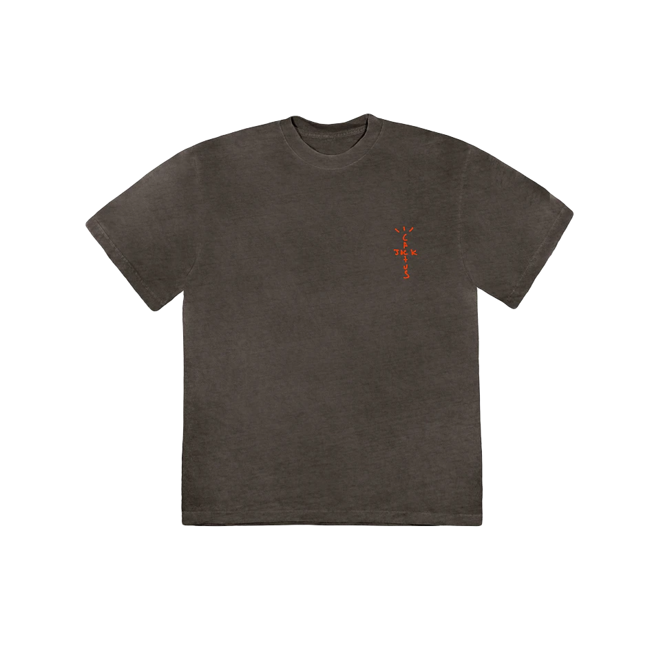 Travis Scott CJ Digital Girl T-Shirt - Pepper Brown Travis Scott