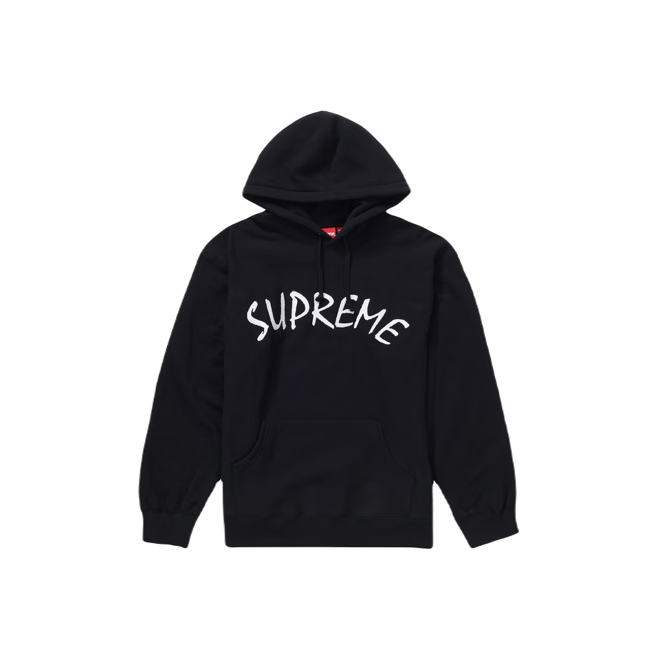 Supreme FTP Arc Hooded Sweatshirt - Black - Used