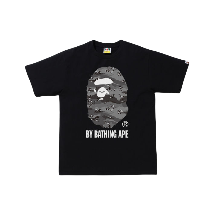 A Bathing Ape Desert Camo By Bathing Ape Relaxed Tee - Black/Grey