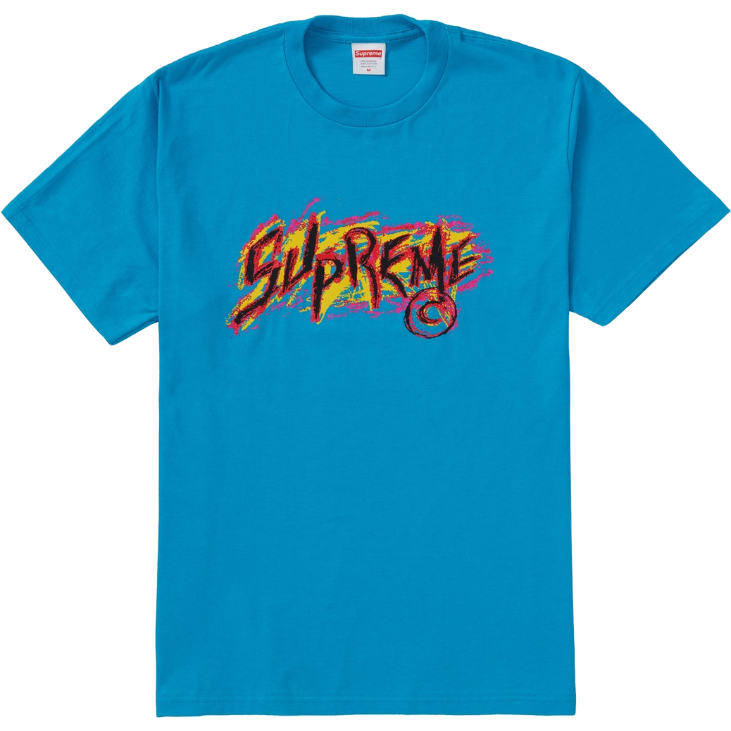 Supreme Scratch Tee - Bright Blue Supreme