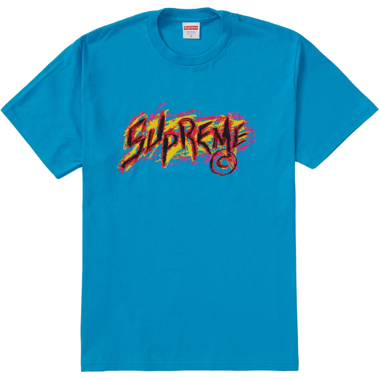 Supreme Scratch Tee - Bright Blue Supreme