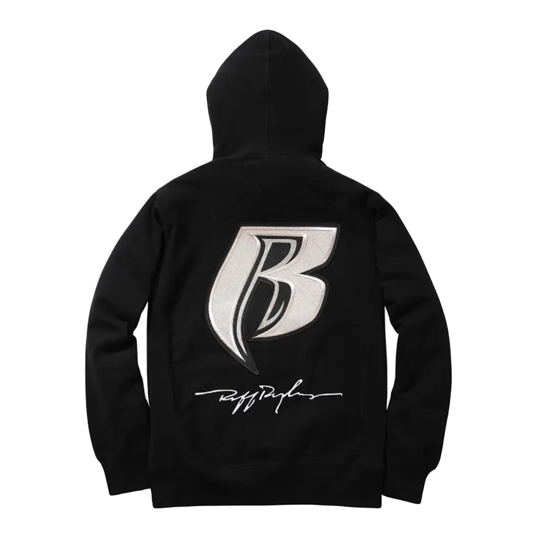 Supreme Ruff Ryder Hooded Sweatshirt - Black Supreme