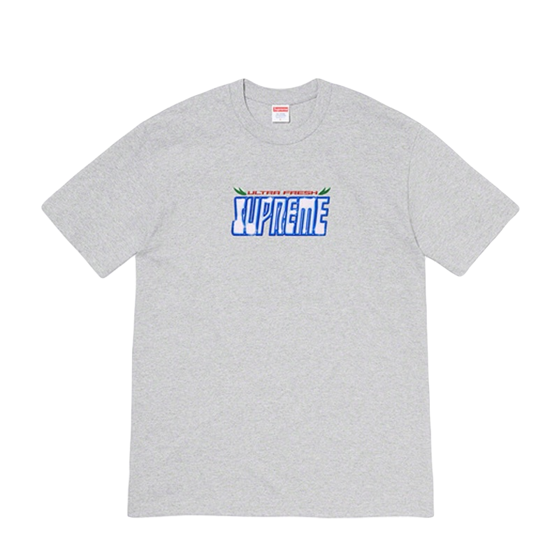 Supreme Ultra Fresh Tee - Heather Grey Supreme