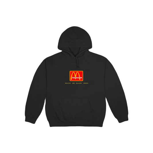 Travis Scott x McDonald's Billions Served Hoodie - Black - Used