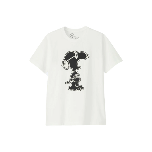 Kaws x Uniqlo x Peanuts Joe Kaws Yawn Outline Tee - White - Used